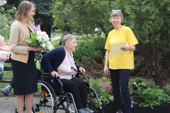 Kwiaty od Wolontariuszy