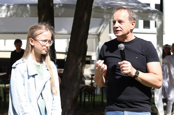 Zabawa z Wolontariuszami