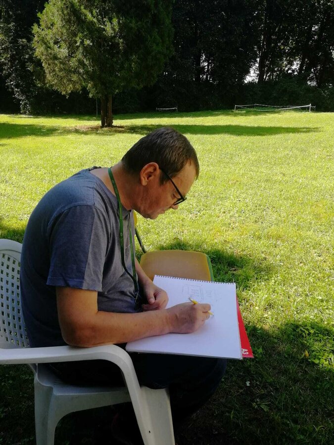 Cykl plenerów malarskich starej architektury.