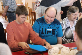 Wolontariusze z Zespołu Szkół w Jerce