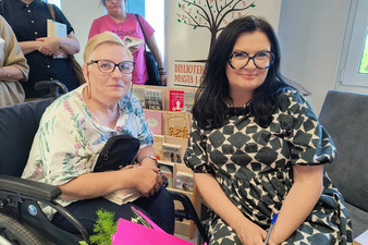 Spotkanie autorskie w bibliotece w Krzywiniu