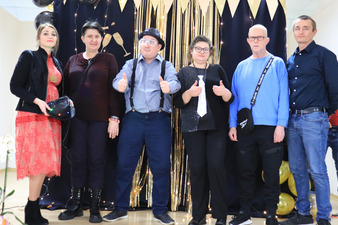 Impreza karnawałowa w DPS w Chwałkowie