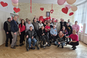 Walentynkowe chwile w Domu Pomocy Społecznej we Wronińcu